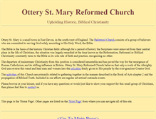 Tablet Screenshot of otteryreformed.freeola.net