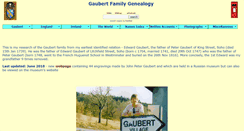 Desktop Screenshot of gaubertgenealogy.freeola.org