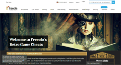 Desktop Screenshot of cheats.freeola.com